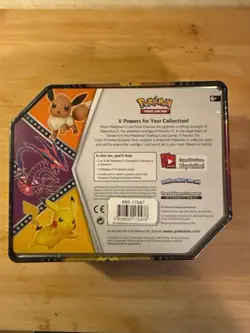 Pokemon TCG V Powers Tin Eternatus V 5 Booster Packs Factory Sealed.. - Image 3