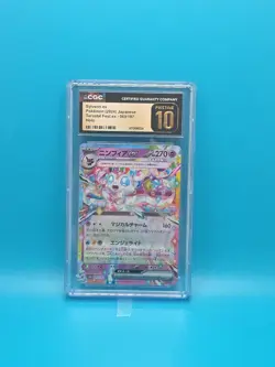 CGC Pristine 10 - Sylveon EX 069/187 Terastal Festival Japanese Graded Pokemon - Image 1