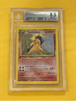 2000 Pokemon Neo Genesis Typhlosion 1st Edition Holo #17/111 BGS 8.5 - Image 1