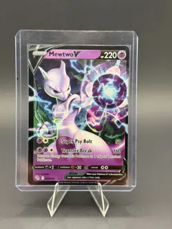 Mewtwo V Pokemon Pokemon Go 030/078 Ultra Rare Holofoil Near Mint - Image 1