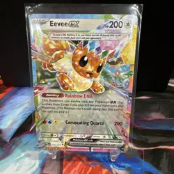 Pokemon TCG Eevee EX 75/131 Prismatic Evolutions Double Rare Holo- NM - Image 1