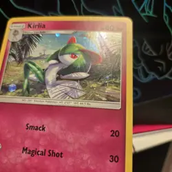 POKEMON KIRLIA 92a/147 UNCOMMON COSMOS HOLO SWIRL ALTERNATE ART NM - Image 1