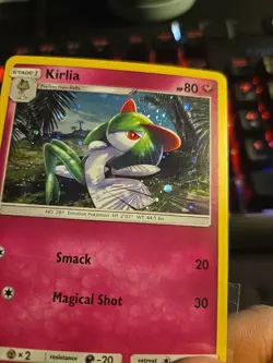 POKEMON KIRLIA 92a/147 UNCOMMON COSMOS HOLO SWIRL ALTERNATE ART NM - Image 3