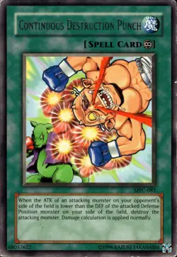 Continuous Destruction Punch - Rare MFC-085 - HP - YuGiOh - Image 1