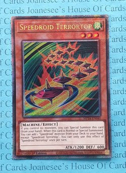 MP24-EN040 Speedroid Terrortop Quarter Century Secret Rare Yu-Gi-Oh Card 1st New - Image 1