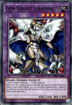 Gem-Knight Seraphinite - OP06-EN026 - MP - YuGiOh - Image 1