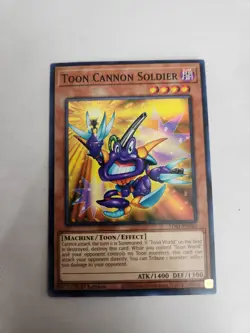 Yu-Gi-Oh! TCG Toon Cannon Soldier LDS1-EN060 1st Edition - Image 1
