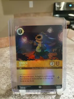 Disney Lorcana Stitch Alien Dancer Epic 207/204 Fabled Foil - Image 1