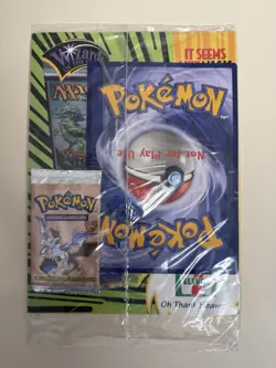 TOP DECK MAGAZINE VOL 2 #2 W/ Pokemon Fossil Pack & Pikachu Promo Card - RARE! - Image 2