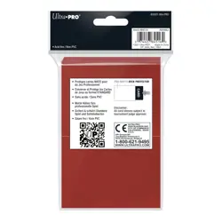 100 Ultra Pro Matte Red Standard Sized Card Sleeves Deck Protectors mtg ccg - Image 3