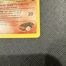 Pokemon TCG Cards Brock's Vulpix 37/132 Gym Challenge W Stamped Promo - Image 4
