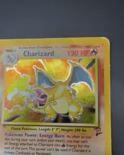 Pokemon Charizard 004/130 Base Set 2 Holo Rare 120 HP Card English - Image 4