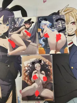 ST Fuzzy Kitty Card Beautiful Delicate Moan Box Hit Anime Waifu - Image 1