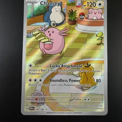Chansey 187/167 Pokemon Twilight Masquerade Holo Full Art Card - Image 3