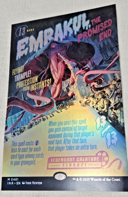 MTG 11x17 Size Foil Poster Innistrad Remastered Emrakul Promised End Movie Style - Image 2