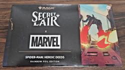MTG Secret Lair FOIL EDITION Spider-man Heroic Deeds Sealed Pack - Image 1