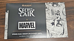 MTG Secret Lair FOIL EDITION Spider-man Venom Unleashed Inks Sealed Pack - Image 1