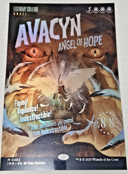 MTG 11x17 Size Foil POSTER Innistrad Remastered Avacyn Angel Of Hope Movie Style - Image 1