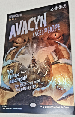 MTG 11x17 Size Foil POSTER Innistrad Remastered Avacyn Angel Of Hope Movie Style - Image 2