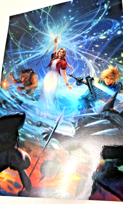 MTG 11x17 Foil Poster FF7 AERITH'S CURAGA MAGIC Heroic Intervention Art - Image 3