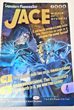 MTG 11x17 Foil Poster Secret Lair JACE WIELDER OR MYSTERIES Borderless Art - Image 1