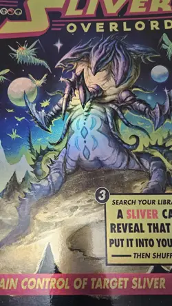 MTG 11X17 Size FOIL POSTER Edge Of Eternities Sliver Overloard Art - Image 2