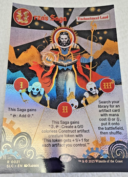 MTG 11X17 Size Foil Poster Secret Lair Urza's Saga Artwork - Image 1