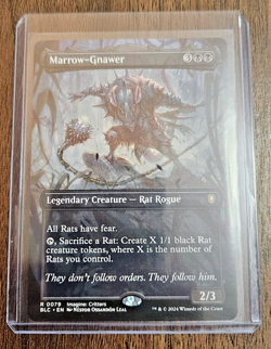 MTG PLAYING CARD Bloomburrow 1x Marrow-Gnawer Borderless Commander - Image 2