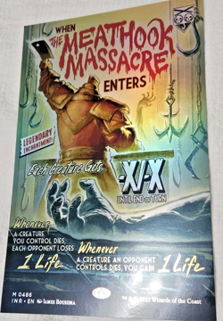 MTG 11x17 Foil Poster Innastrad Remastered MEATHOOK MASSACRE Bordless Art - Image 2