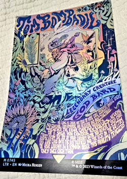 MTG 11x17 Size Foil POSTER LOTR Tom Bombadil Borderless Art - Image 2