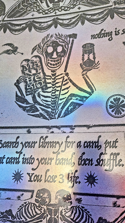 MTG 11x17 Size Foil Poster Secret Lair Grim Tutor MSCHF Art - Image 2