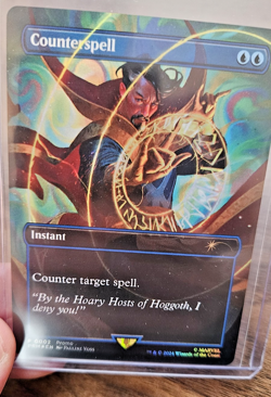 MTG PLAYING CARD Marvel NYCC Promo FOIL Counterspell Dr. Strange (0002) - Image 1