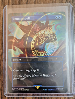 MTG PLAYING CARD Marvel NYCC Promo FOIL Counterspell Dr. Strange (0002) - Image 2