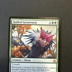 MTG TCG Foundations Quilled Greatwurm 0111 Regular Mythic - Image 3