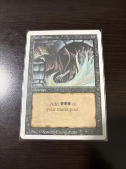 Magic: The Gathering Dark Ritual Unlimited Edition 2ed Near Mint - Image 1