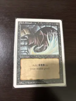 Magic: The Gathering Dark Ritual Unlimited Edition 2ed Near Mint - Image 2