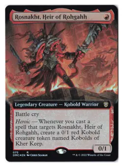 Rosnakht, Heir of Rohgahh (Extended Art) R Commander: Dominaria United 75 NM - Image 1