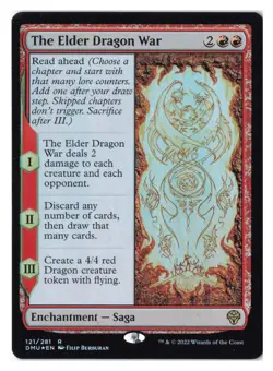 The Elder Dragon War R Dominaria United 121 NM - Image 1