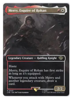 Merry, Esquire of Rohan (Borderless) R Universes Beyond: The Lord of the Rings: - Image 1