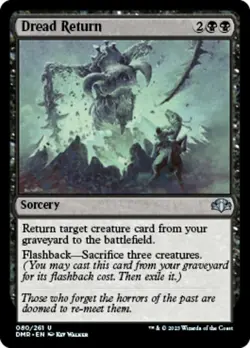 x4 Dread Return U MTG Dominaria Remastered M/NM, English - Image 1