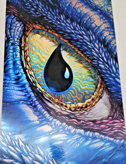 MTG 11x17 FOIL Poster Tarkir Dragonstorm Island Basic Land Art - Image 1