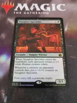 Mtg. Slaughter Specialist. Foil. Innistrad Midnight Hunt. Pack Fresh - Image 1
