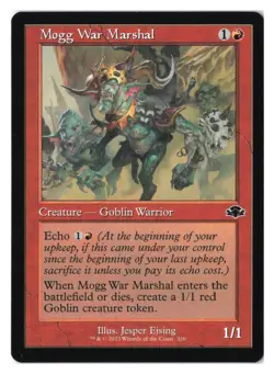 Mogg War Marshal (Retro Frame) C Dominaria Remastered 326 NM - Image 1