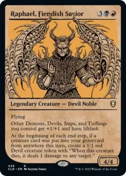 Foil - Raphael, Fiendish Savior (Showcase) - 438 / NM / English MTG - Image 1