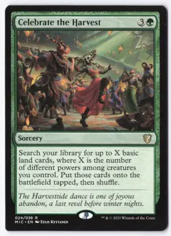 Celebrate the Harvest R Commander: Innistrad: Midnight Hunt 24 NM - Image 1
