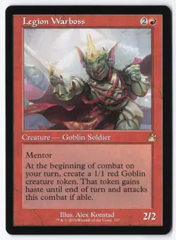 Legion Warboss (Retro Frame) R Ravnica Remastered 337 NM - Image 1