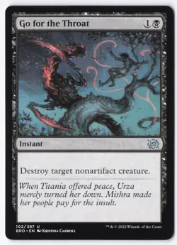 Go for the Throat U The Brothers' War 102 NM - Image 1