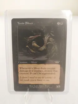 Vintage MTG Magic the Gathering Toxin Sliver Legions (#84) LP - Image 1