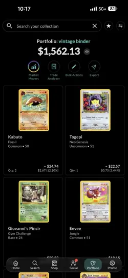 Vintage Pokemon Collection Binder Base Set To Neo NM-MP OVER 500 Clean Cards 🔥 - Image 1