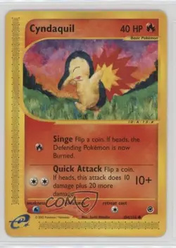 Cyndaquil Pokemon e-Card Series Expedition #104 2002 - Image 1